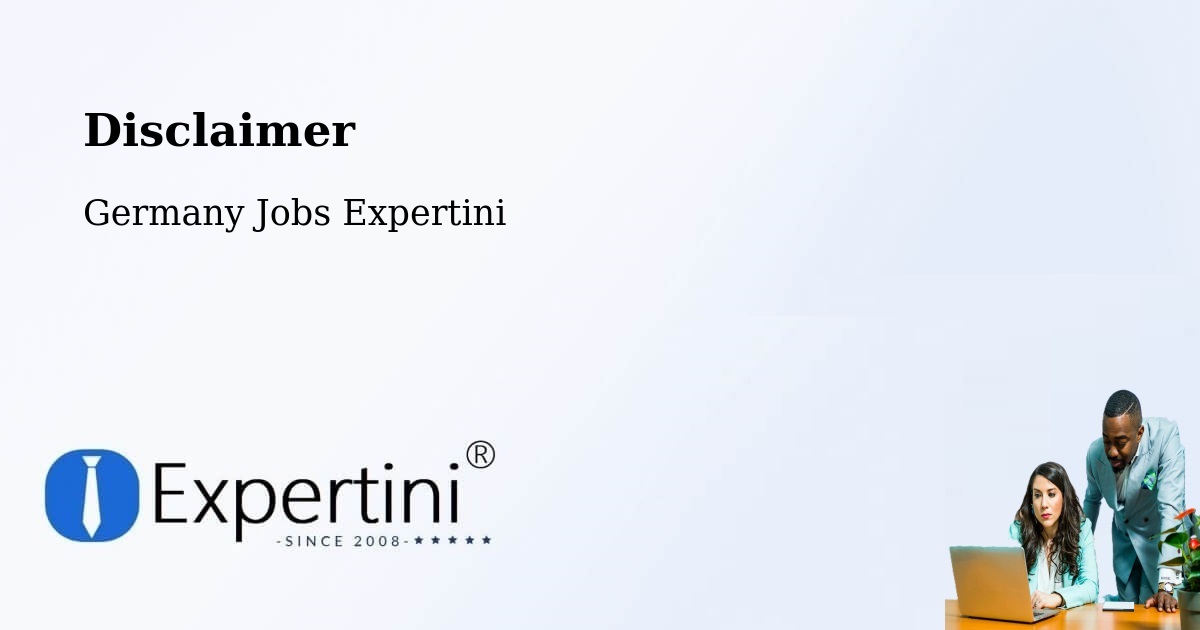 Disclaimer – Serrig - Germany Jobs Expertini