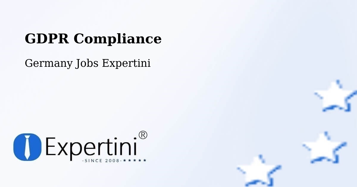 GDPR Compliance - Germany Jobs Expertini