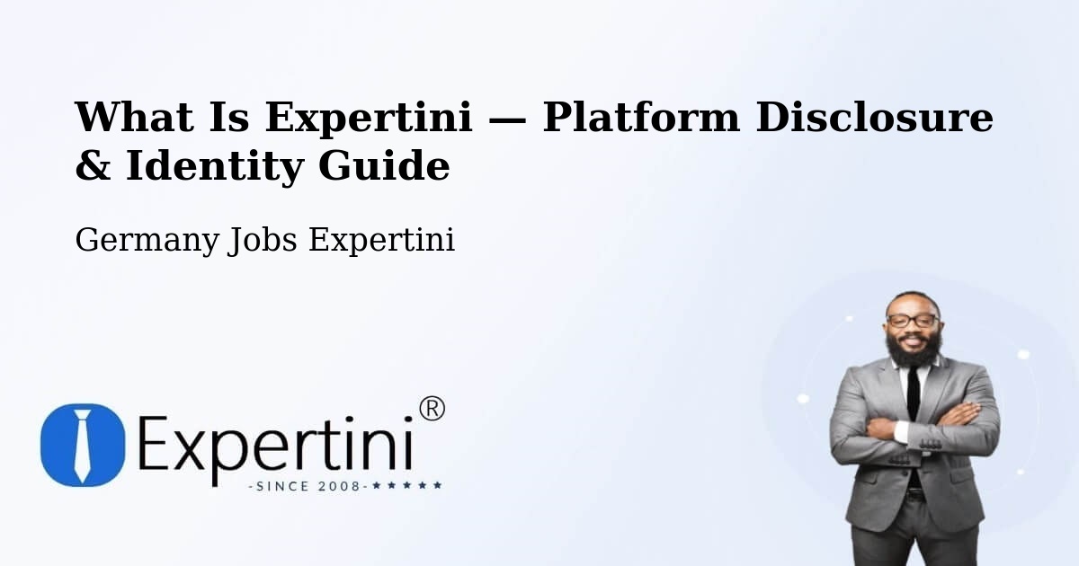 What Is Expertini — Platform Disclosure & Identity Guide – Serrig